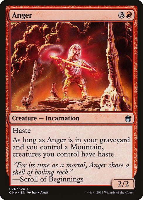 Anger from Commander Anthology