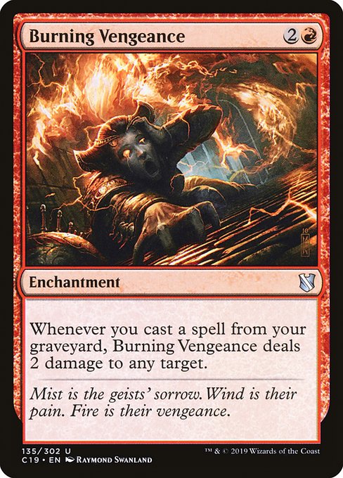 Burning Vengeance from Commander 2019