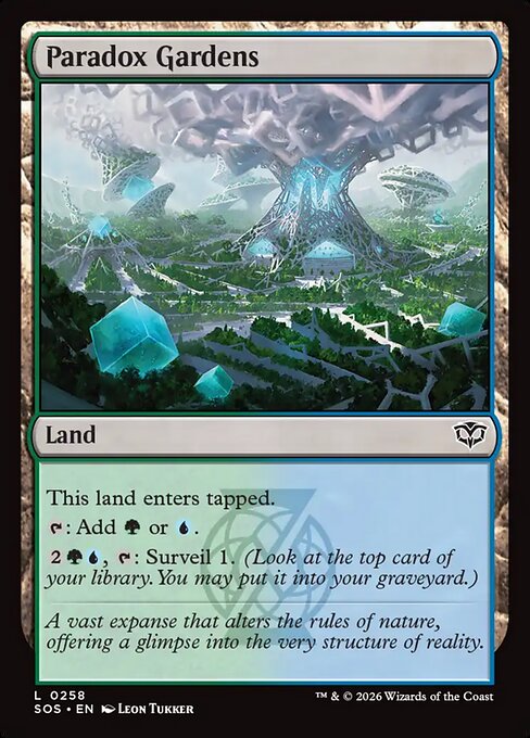 Paradox Gardens from Secrets of Strixhaven