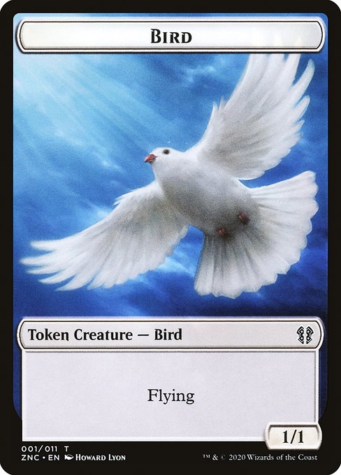 Bird from Zendikar Rising Commander Tokens