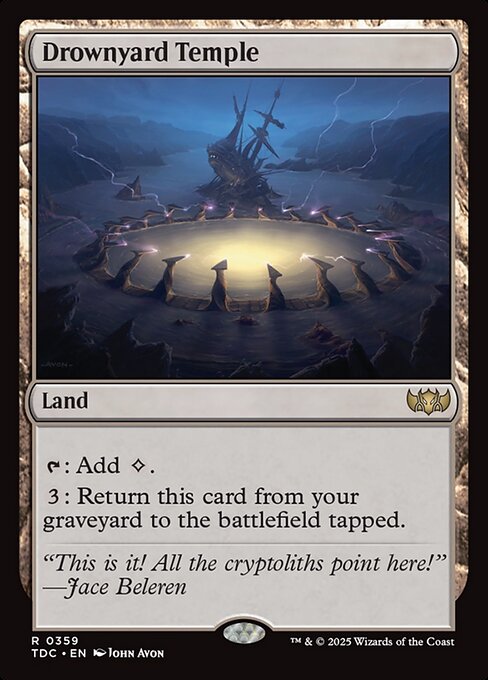 Drownyard Temple highlighted card art