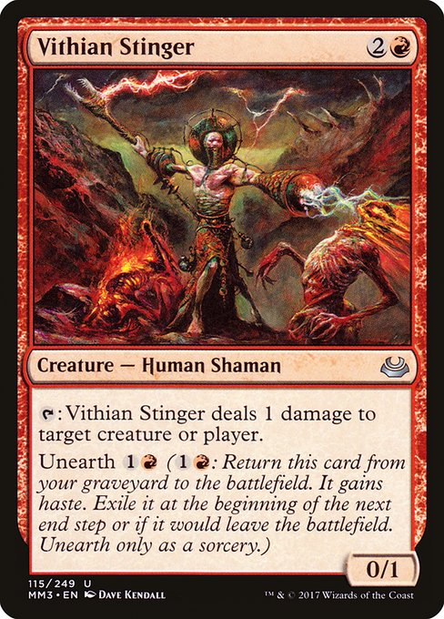 Vithian Stinger highlighted card art