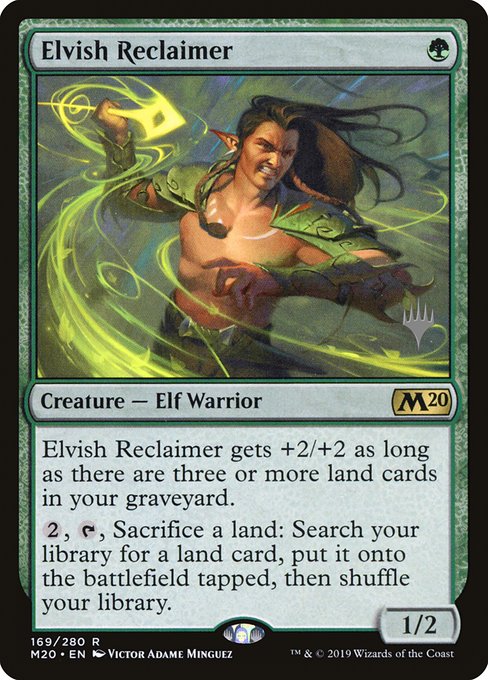 Elvish Reclaimer from Core Set 2020 Promos