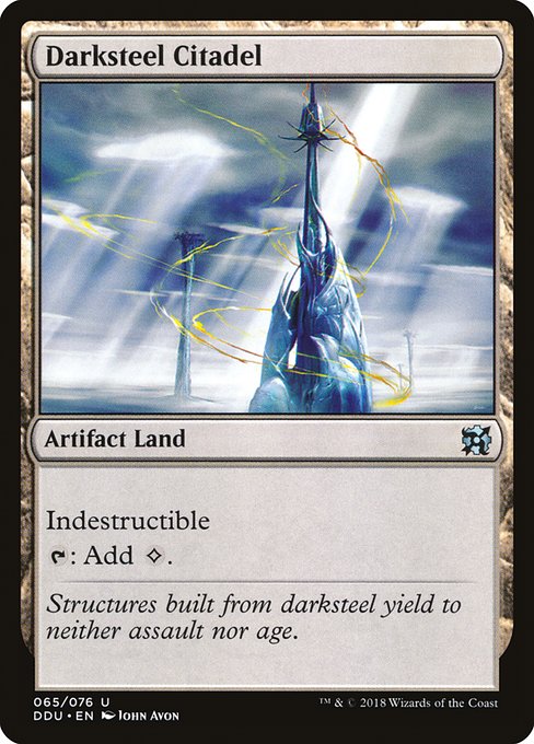 Darksteel Citadel from Duel Decks: Elves vs. Inventors