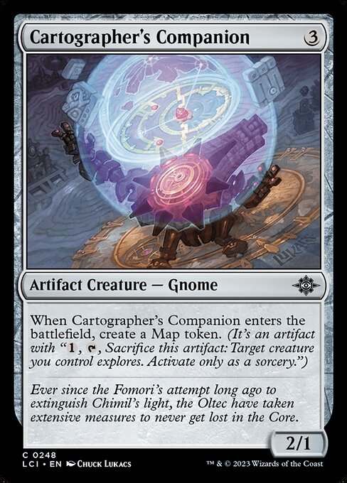 Cartographer's Companion highlighted card art