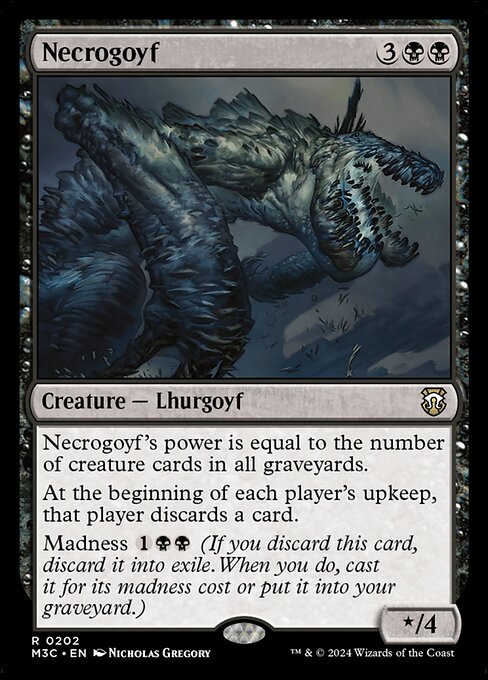 Necrogoyf from Modern Horizons 3 Commander