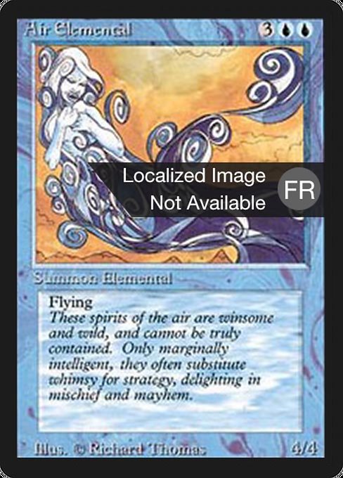 Air Elemental from Foreign Black Border