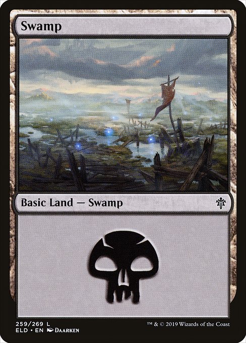 Swamp from Throne of Eldraine