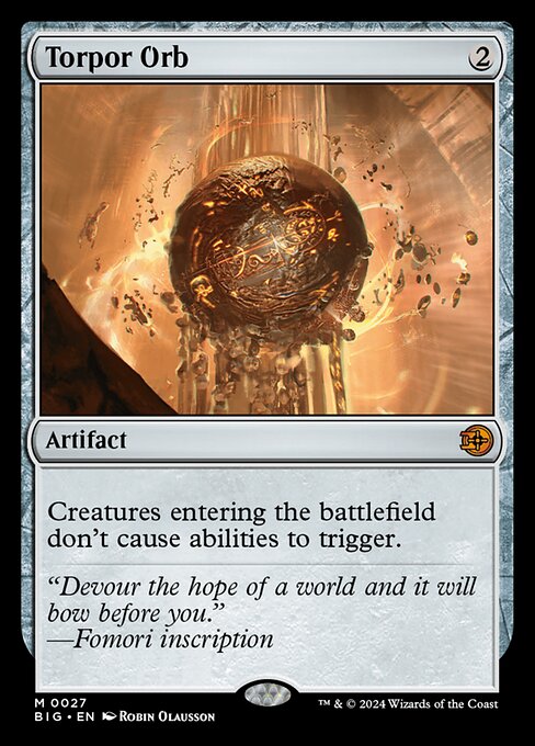 Torpor Orb from The Big Score