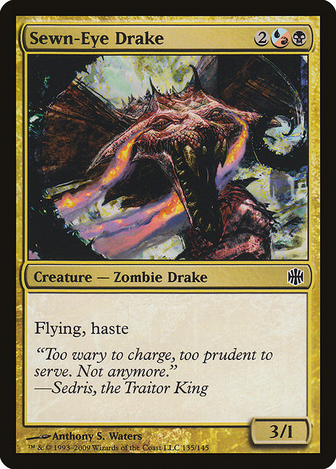 Sewn-Eye Drake highlighted card art