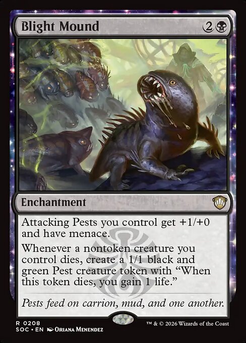 Blight Mound from Secrets of Strixhaven Commander