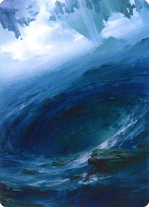 Island // Island from Zendikar Rising Art Series