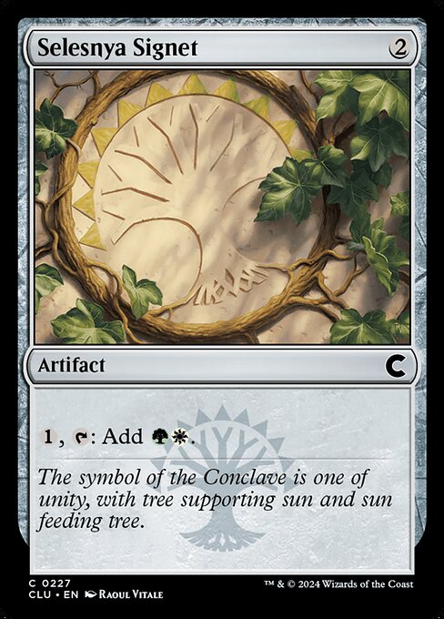 Selesnya Signet from Ravnica: Clue Edition