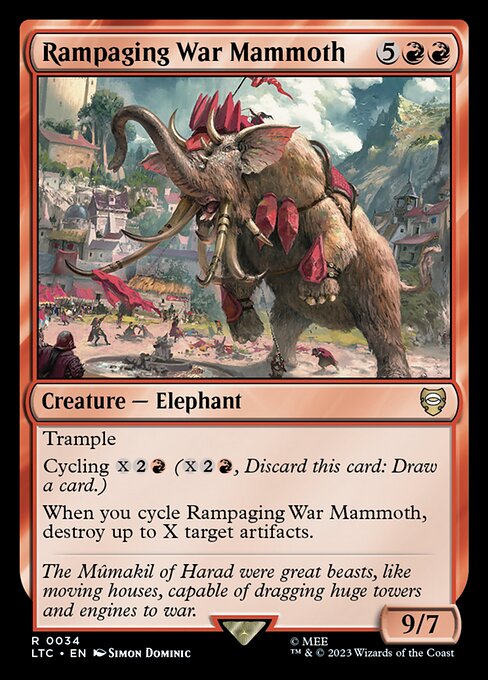 Rampaging War Mammoth from Tales of Middle-earth Commander