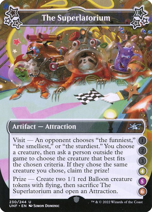 The Superlatorium highlighted card art