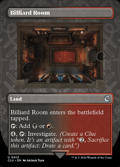 Billiard Room highlighted card art