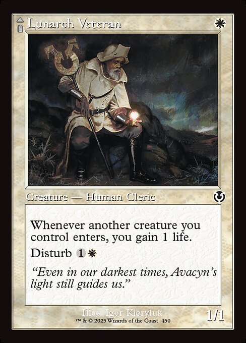 Lunarch Veteran // Luminous Phantom from Innistrad Remastered