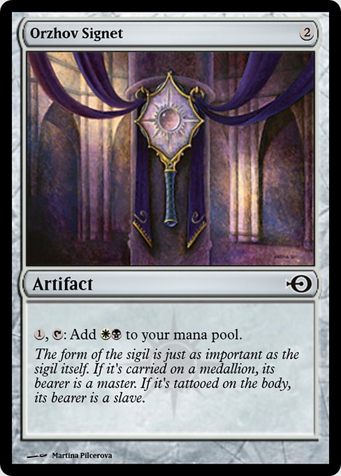 Orzhov Signet from Magic Online Promos