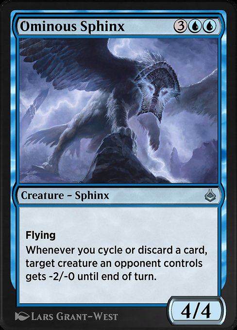 Ominous Sphinx highlighted card art
