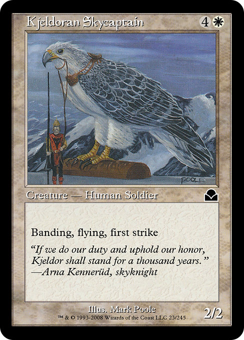 Kjeldoran Skycaptain highlighted card art