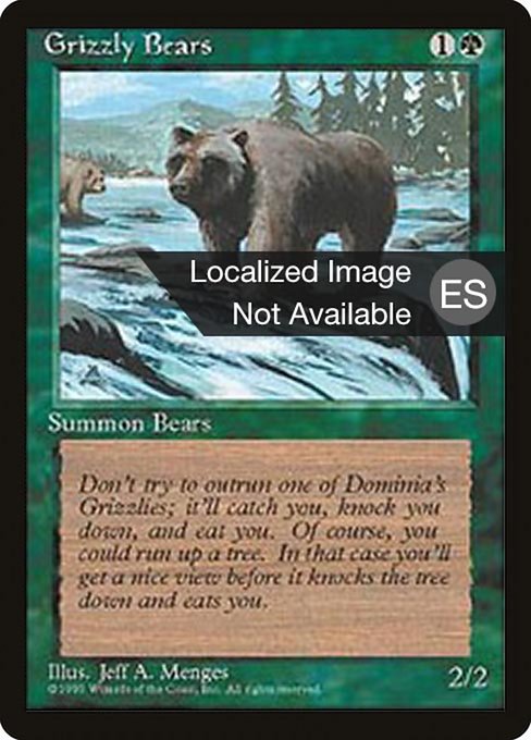 Grizzly Bears from Fourth Edition Foreign Black Border