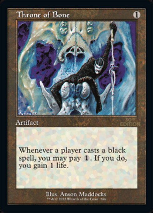 Throne of Bone highlighted card art
