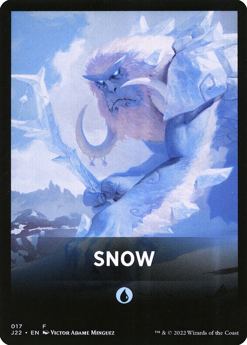 Snow highlighted card art