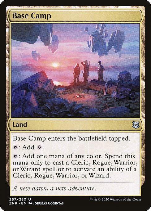 Base Camp highlighted card art