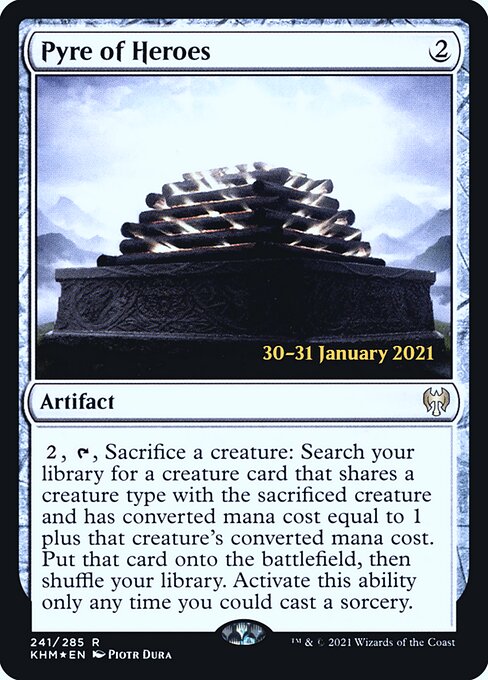 Pyre of Heroes from Kaldheim Promos