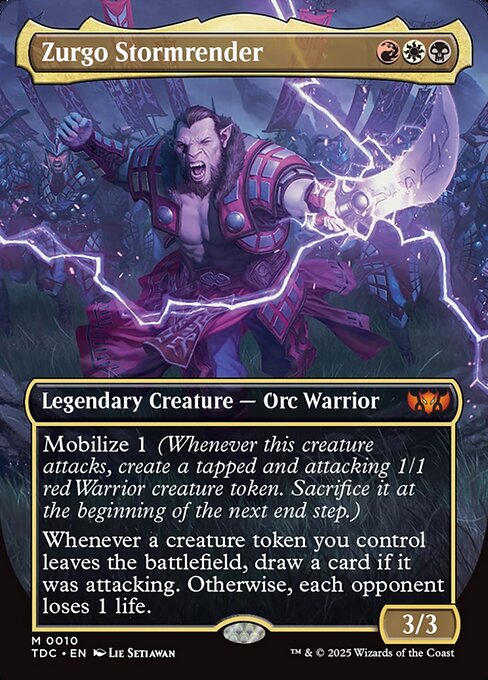 Zurgo Stormrender highlighted card art
