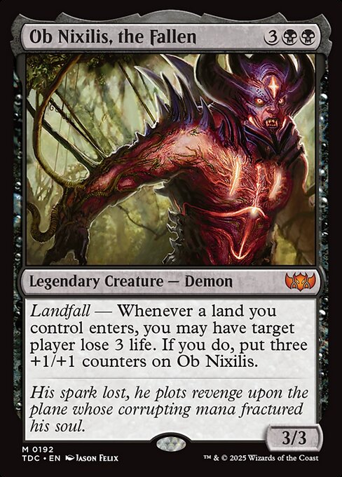 Ob Nixilis, the Fallen from Tarkir: Dragonstorm Commander