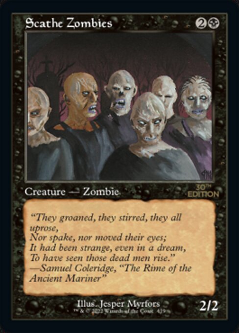 Scathe Zombies from 30th Anniversary Edition