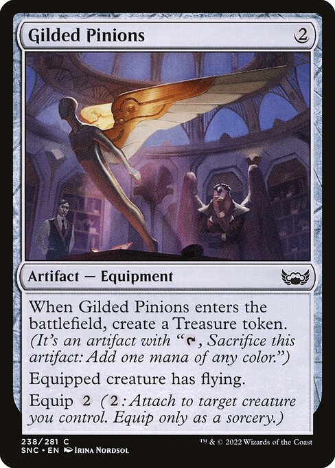 Gilded Pinions highlighted card art