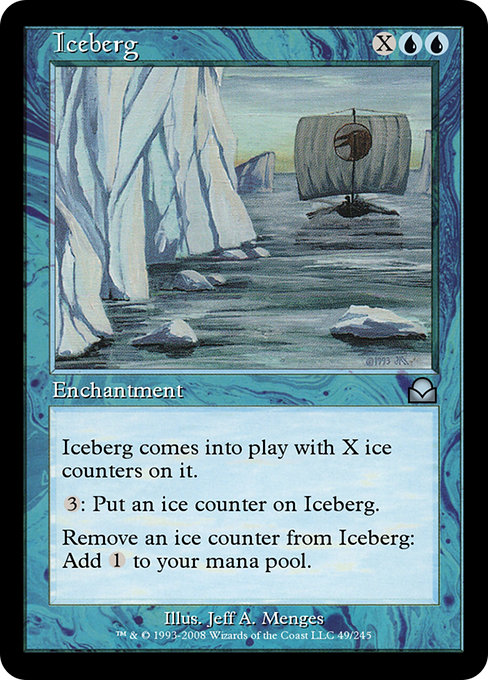 Iceberg highlighted card art