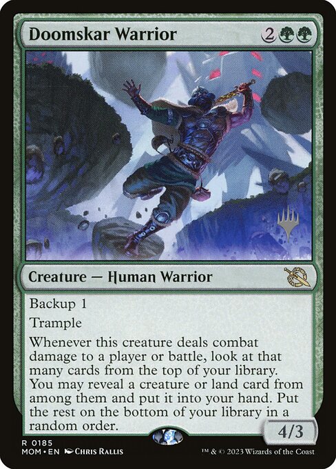 Doomskar Warrior from March of the Machine Promos