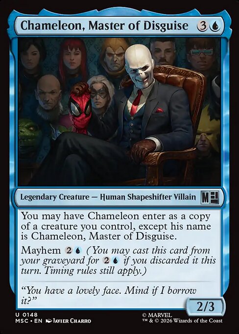 Chameleon, Master of Disguise from Marvel Super Heroes Commander