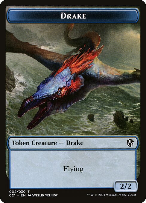 Drake from Commander 2021 Tokens