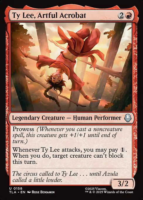 Ty Lee, Artful Acrobat from Avatar: The Last Airbender