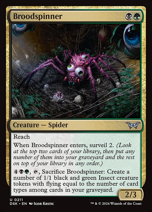 Broodspinner highlighted card art