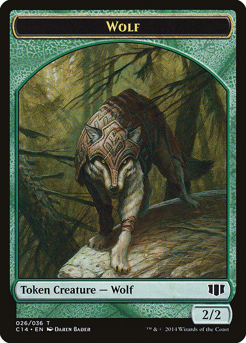 Wolf from Commander 2014 Tokens