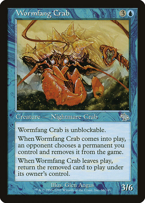 Wormfang Crab highlighted card art