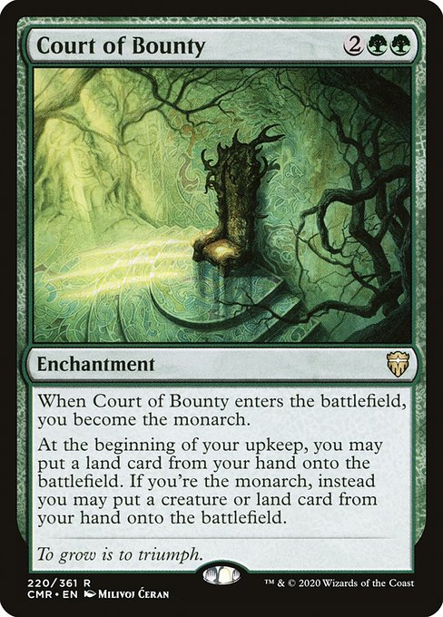 Court of Bounty from Commander Legends