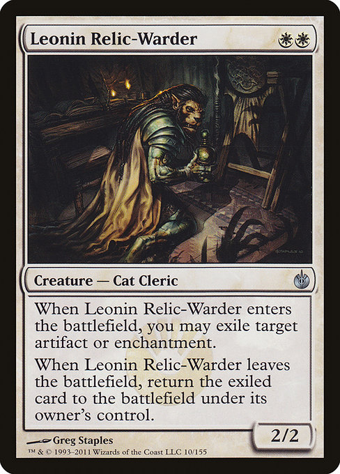 Leonin Relic-Warder from Mirrodin Besieged