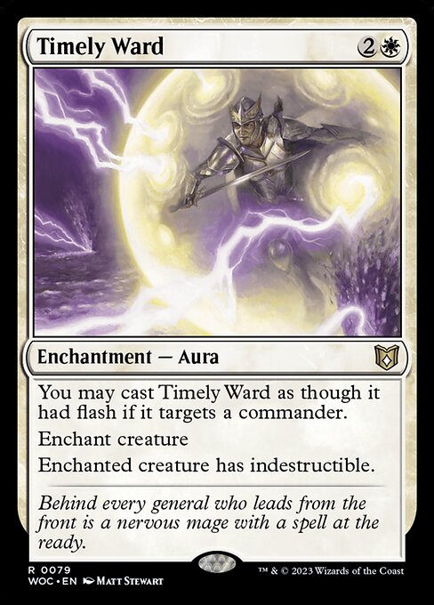 Timely Ward from Wilds of Eldraine Commander