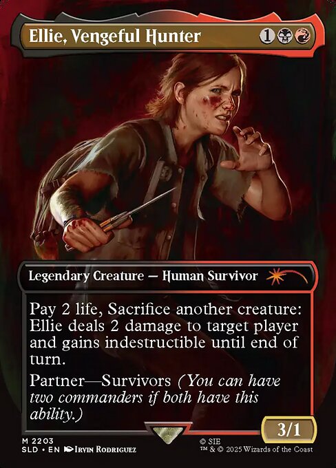 Ellie, Vengeful Hunter highlighted card art
