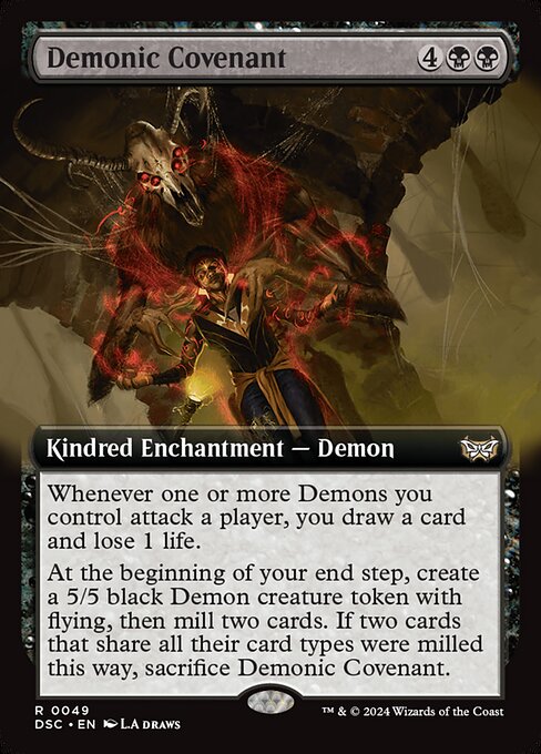 Demonic Covenant from Duskmourn: House of Horror Commander
