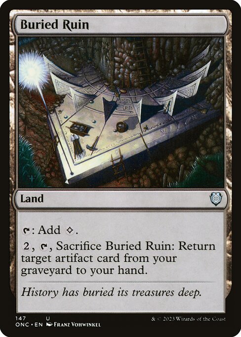 Buried Ruin from Phyrexia: All Will Be One Commander