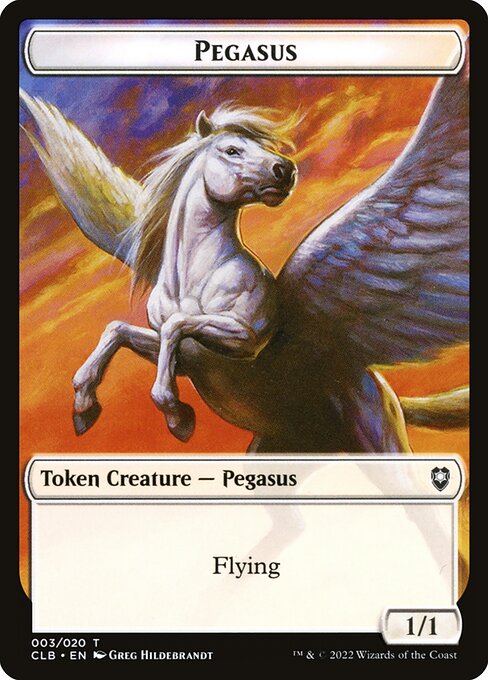 Pegasus from Battle for Baldur's Gate Tokens