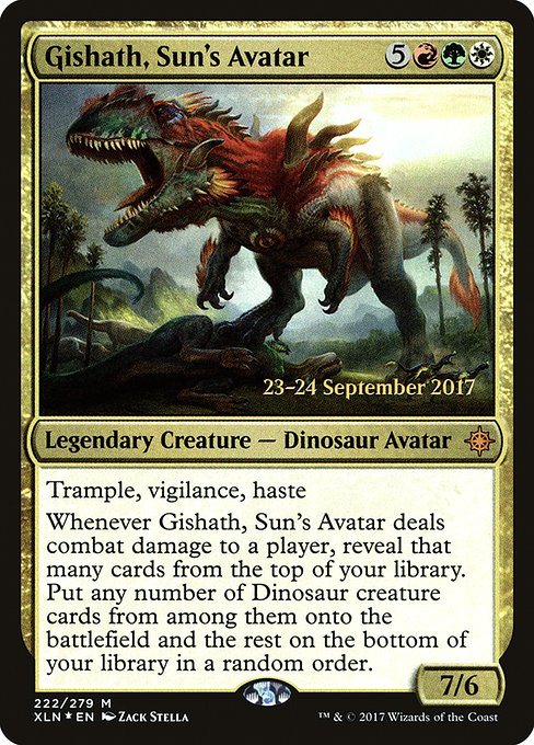 Gishath, Sun's Avatar from Ixalan Promos