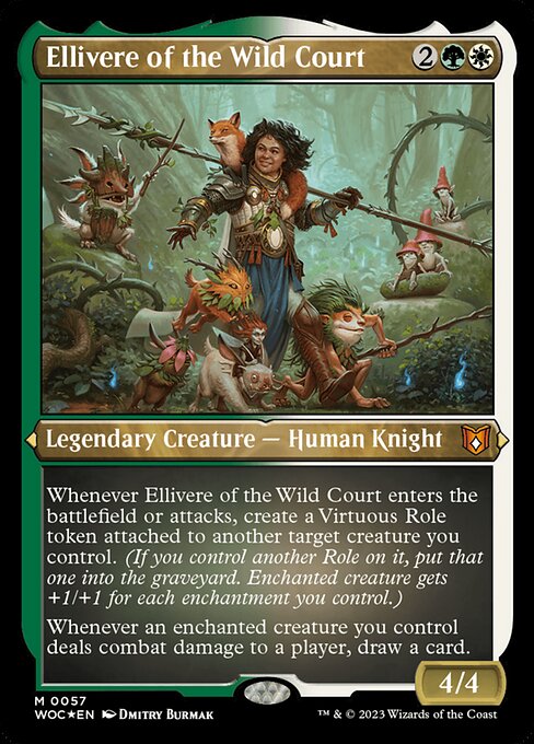 Ellivere of the Wild Court from Wilds of Eldraine Commander